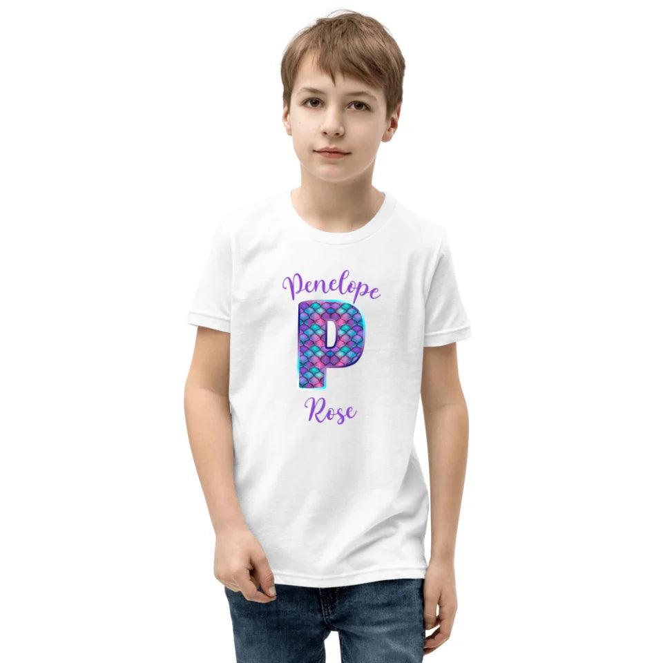 Custom Mermaid Alphabet T-Shirt - ART-TSH196 - ARTFULANE