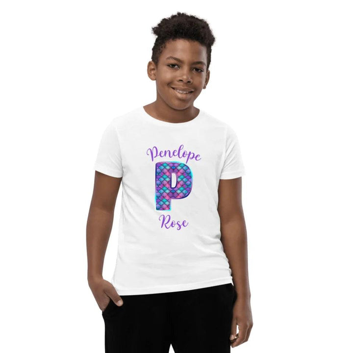 Custom Mermaid Alphabet T-Shirt - ART-TSH196 - ARTFULANE