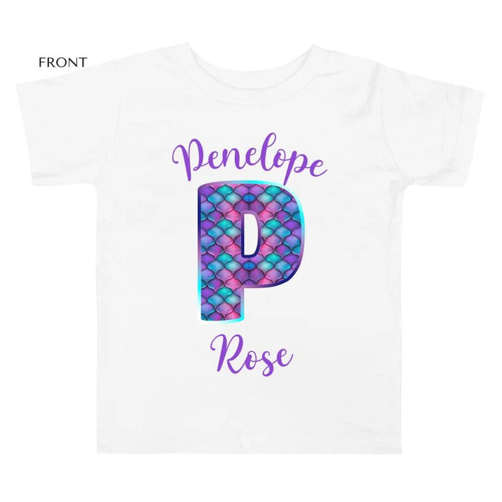 Custom Mermaid Alphabet T-Shirt - ART-TSH196 - ARTFULANE