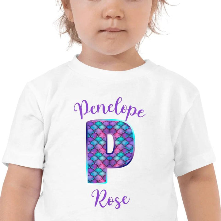 Custom Mermaid Alphabet T-Shirt - ART-TSH196 - ARTFULANE