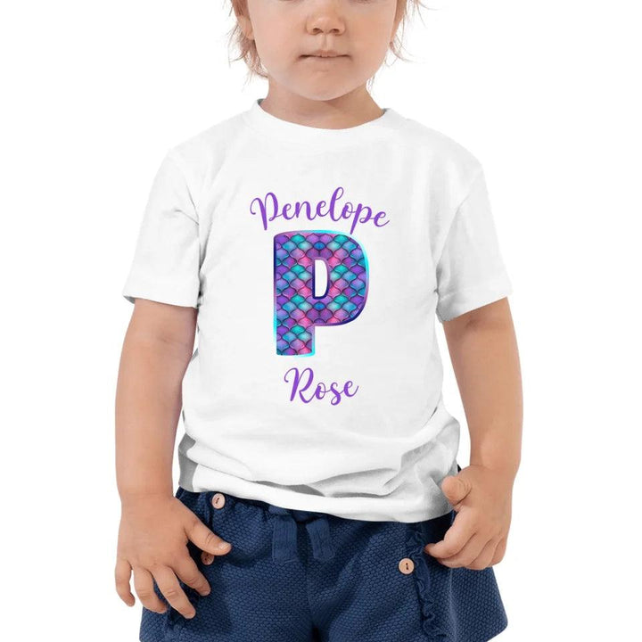 Custom Mermaid Alphabet T-Shirt - ART-TSH196 - ARTFULANE