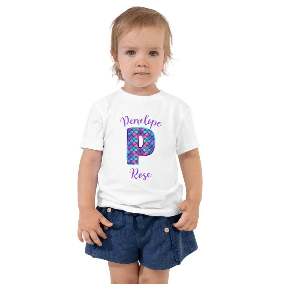 Custom Mermaid Alphabet T-Shirt - ART-TSH196 - ARTFULANE