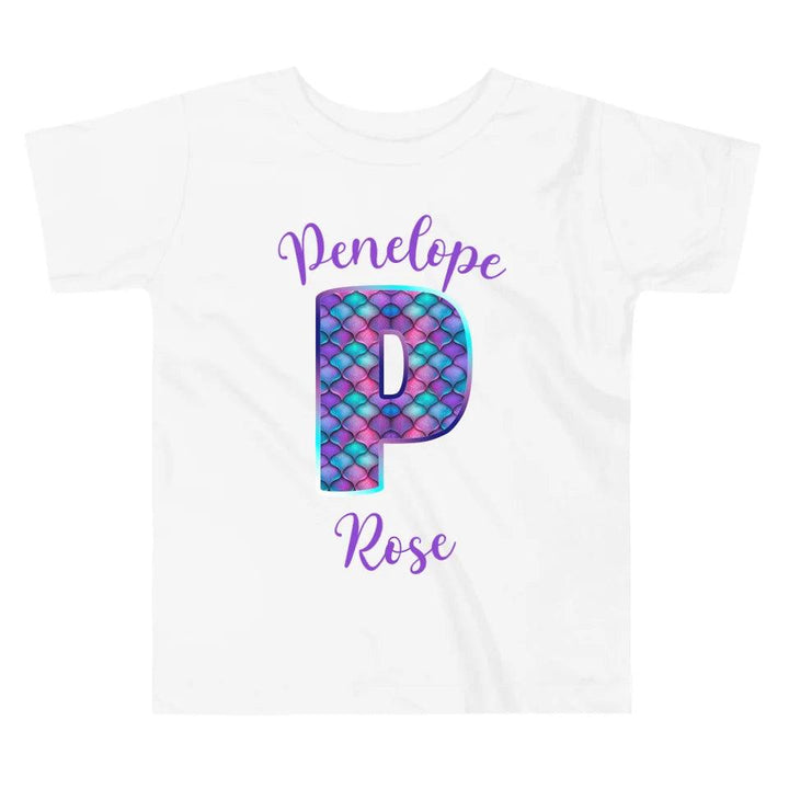 Custom Mermaid Alphabet T-Shirt - ART-TSH196 - ARTFULANE