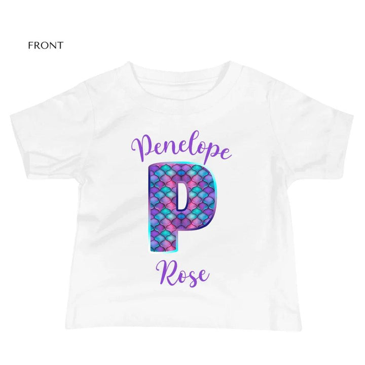 Custom Mermaid Alphabet T-Shirt - ART-TSH196 - ARTFULANE