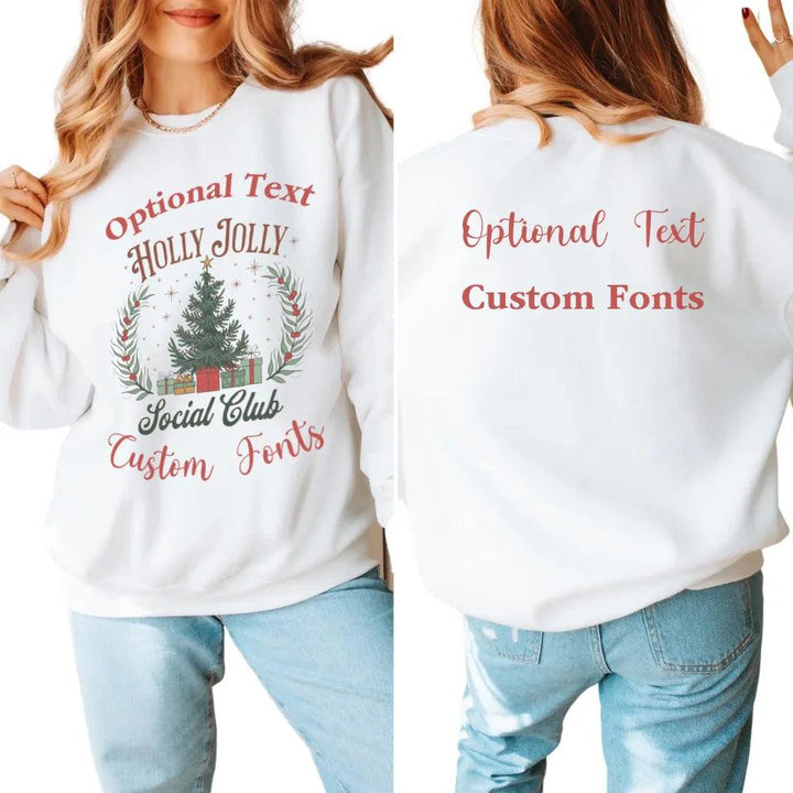 Custom Vintage Christmas Coffee Club Sweatshirt & Hoodie - ART-SWH202 - ARTFULANE