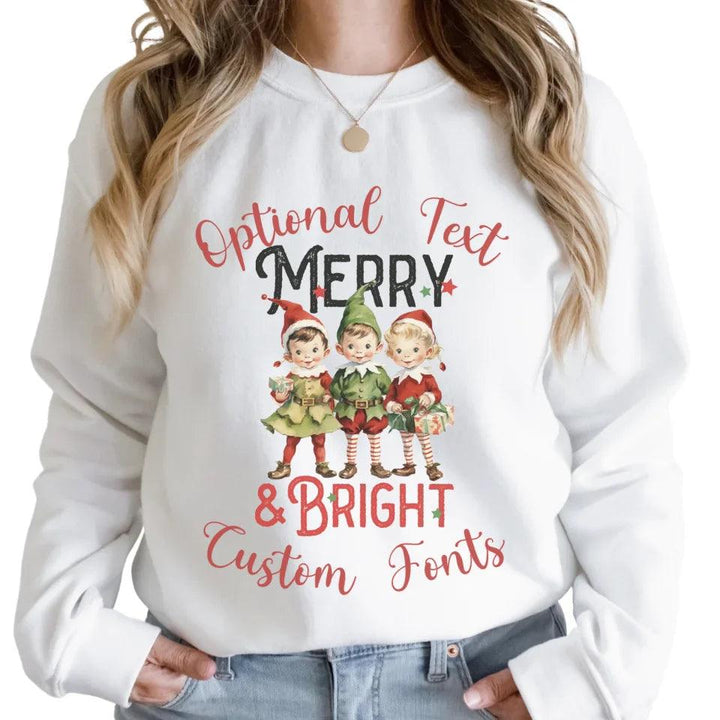 Custom Vintage Christmas Sweatshirt & Hoodie - ART-SWH204 - ARTFULANE