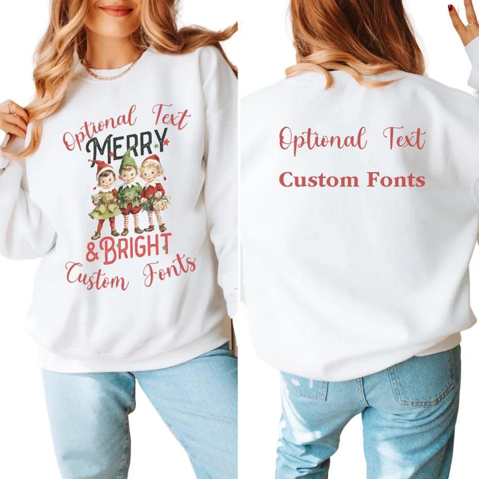 Custom Vintage Christmas Sweatshirt & Hoodie - ART-SWH204 - ARTFULANE