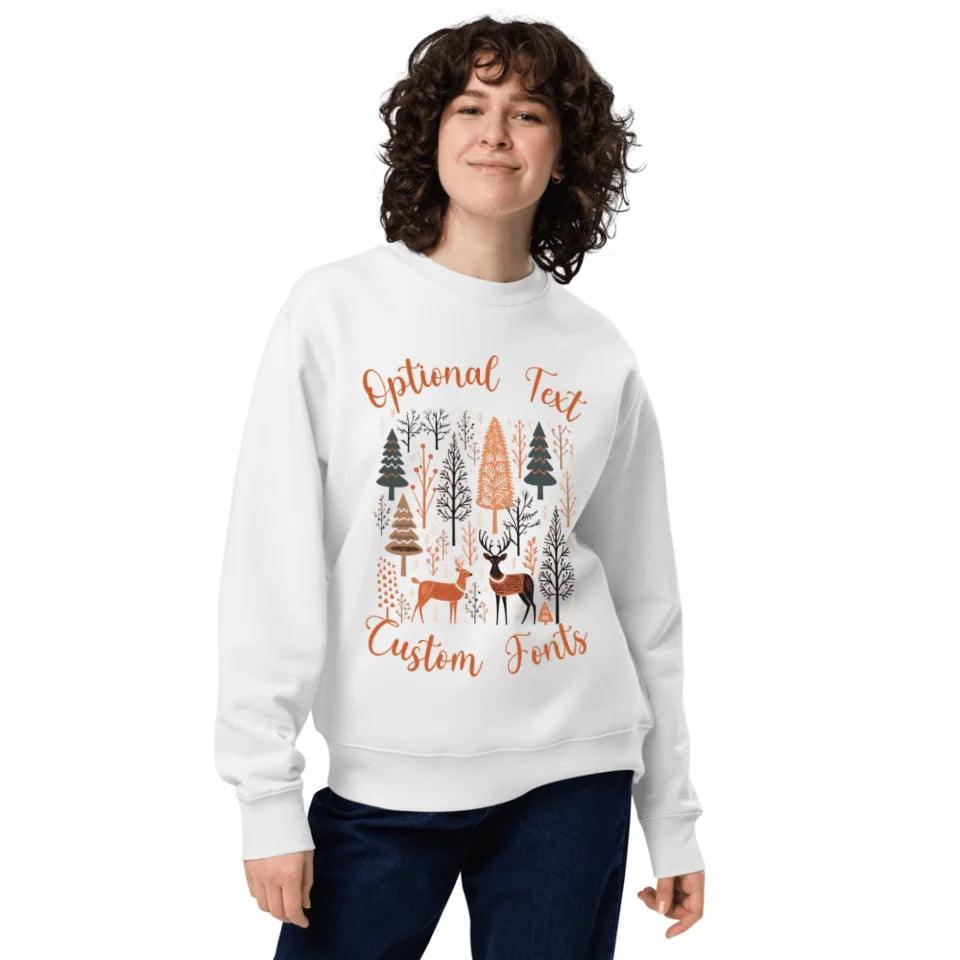 Custom Scandinavian Folk Art Winter Sweatshirt & Hoodie - ART-SWH205 - ARTFULANE