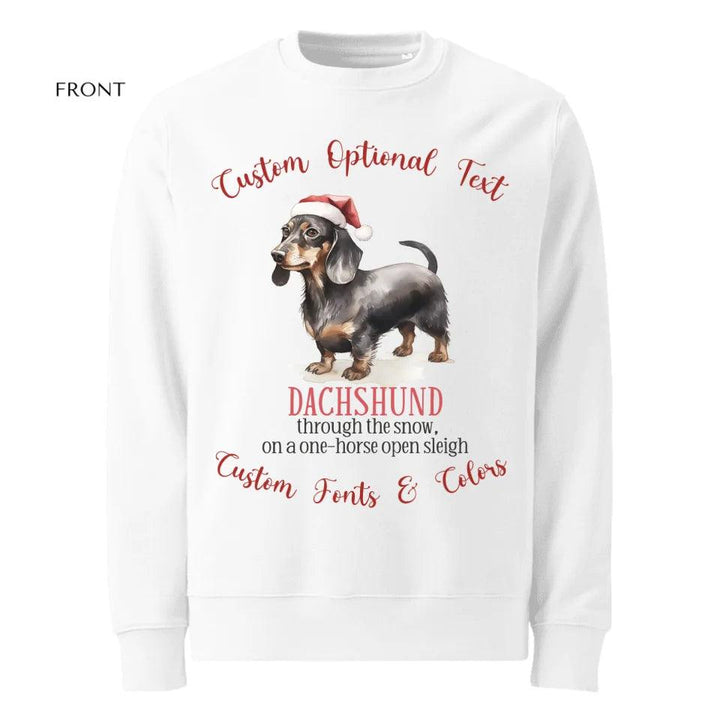 Custom Watercolor Christmas Dog Puns Sweatshirt & Hoodie - ART-SWH216 - ARTFULANE