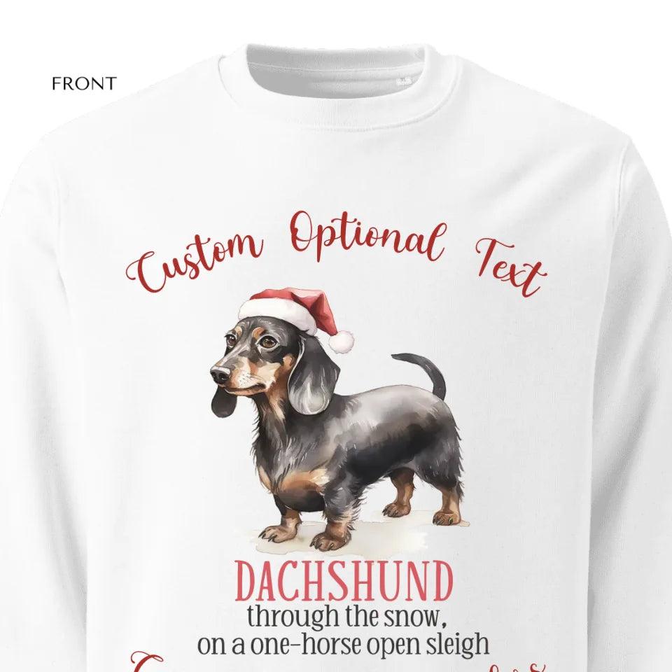 Custom Watercolor Christmas Dog Puns Sweatshirt & Hoodie - ART-SWH216 - ARTFULANE