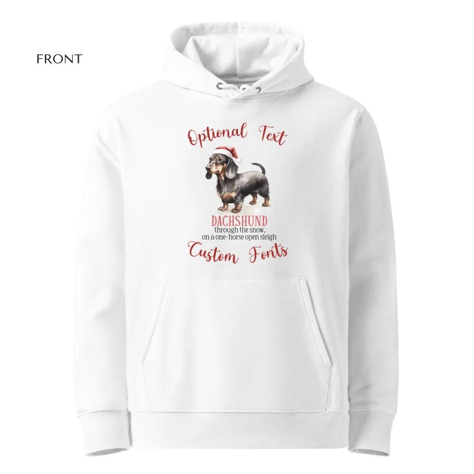 Custom Watercolor Christmas Dog Puns Sweatshirt & Hoodie - ART-SWH216 - ARTFULANE