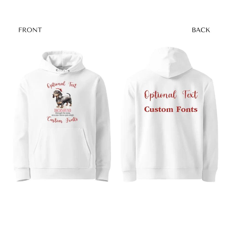 Custom Watercolor Christmas Dog Puns Sweatshirt & Hoodie - ART-SWH216 - ARTFULANE