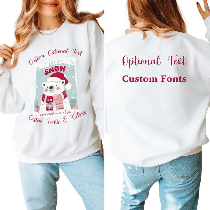 Custom Retro Boho Christmas Sweatshirt & Hoodie - ART-SWH218 - ARTFULANE