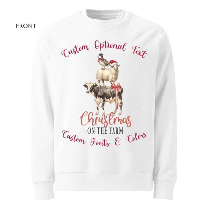 Custom Christmas Farm Sweatshirt & Hoodie - ART-SWH219 - ARTFULANE