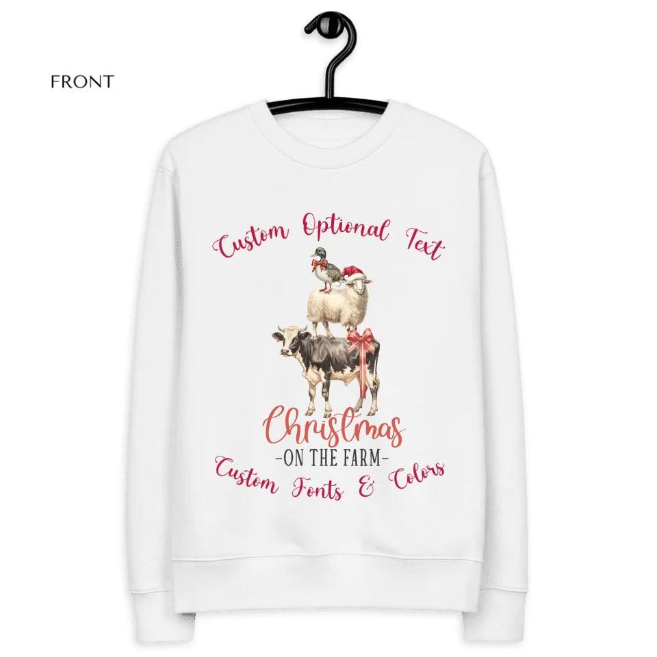 Custom Christmas Farm Sweatshirt & Hoodie - ART-SWH219 - ARTFULANE