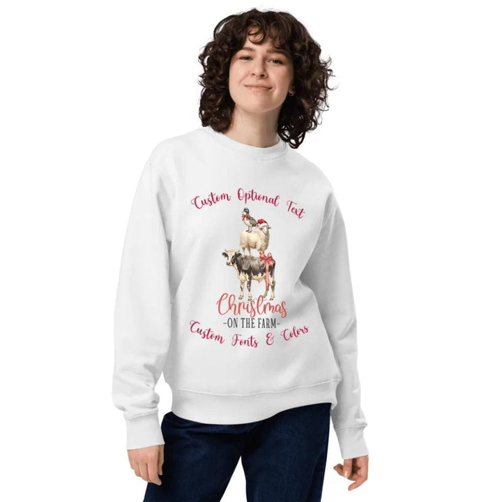 Custom Christmas Farm Sweatshirt & Hoodie - ART-SWH219 - ARTFULANE