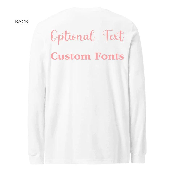 Custom Pink Christmas Long Sleeve Tee - ART-LST220 - ARTFULANE