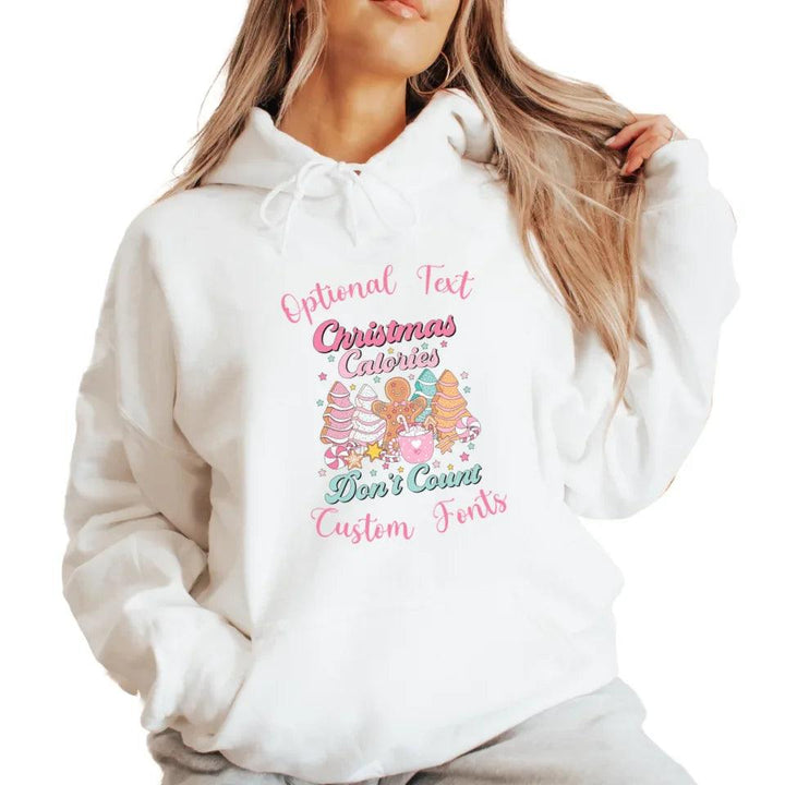 Custom Retro Pink Christmas Sweatshirt & Hoodie - ART-SWH221 - ARTFULANE