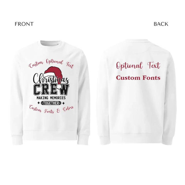 Custom Christmas Crew Making Memories Sweatshirt & Hoodie - ART-SWH224 - ARTFULANE