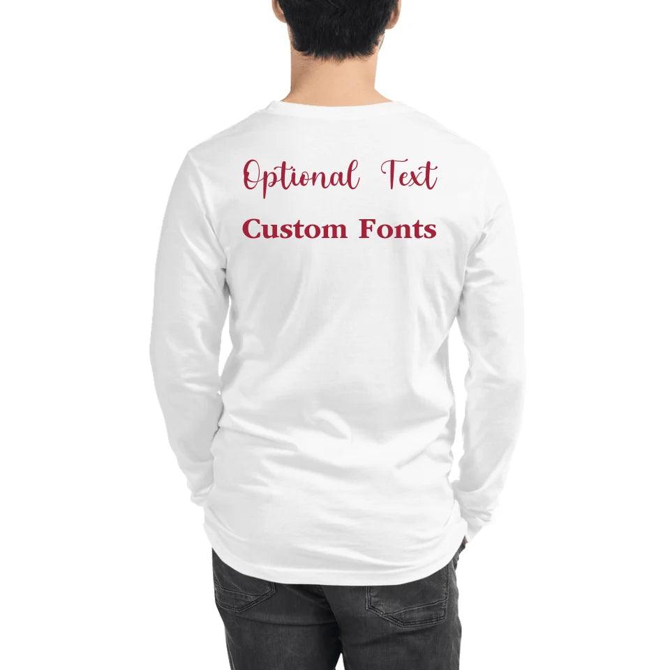 Custom Quirky Whimsical Christmas Long Sleeve Tee - ART-LST226 - ARTFULANE