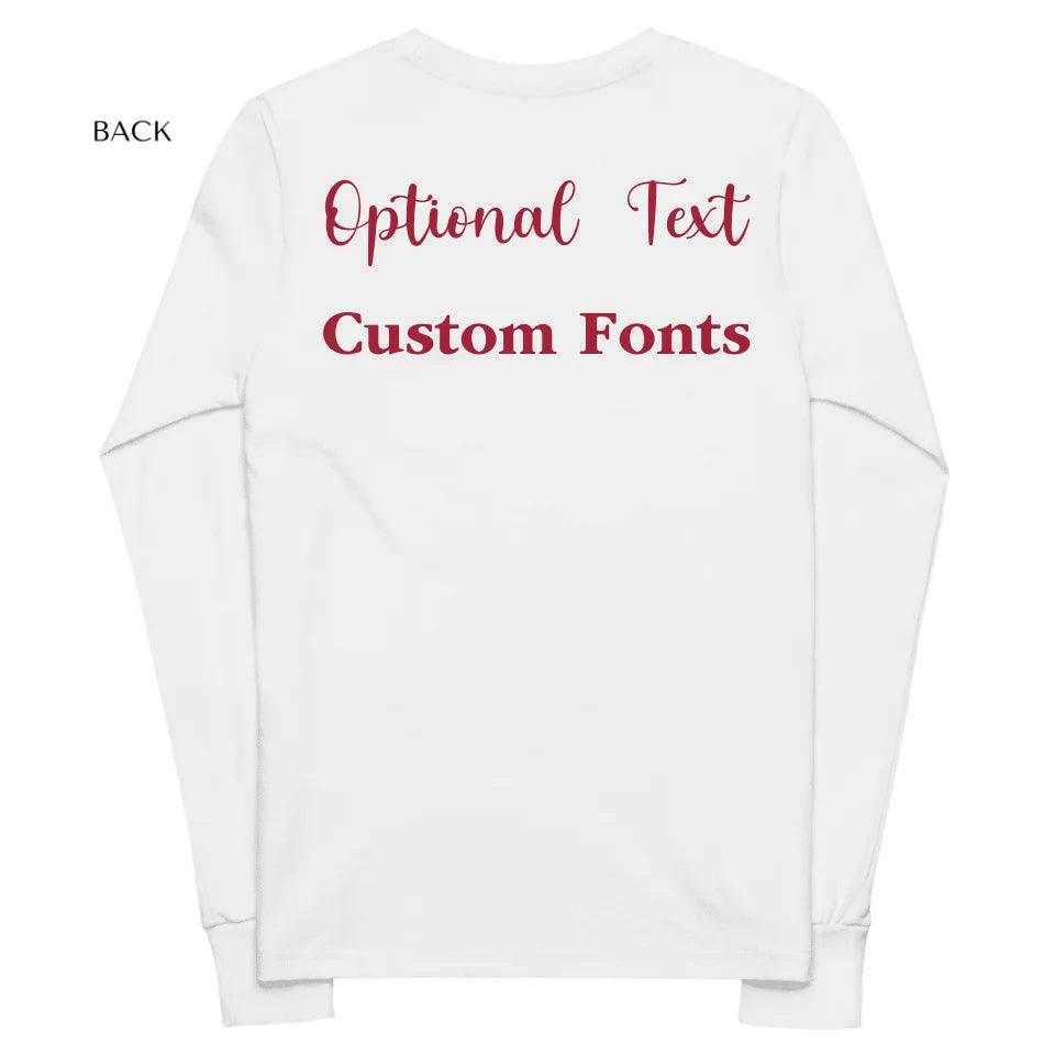 Custom Quirky Whimsical Christmas Long Sleeve Tee - ART-LST226 - ARTFULANE