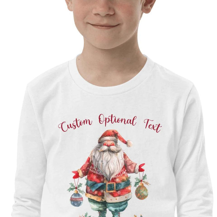 Custom Quirky Whimsical Christmas Long Sleeve Tee - ART-LST226 - ARTFULANE