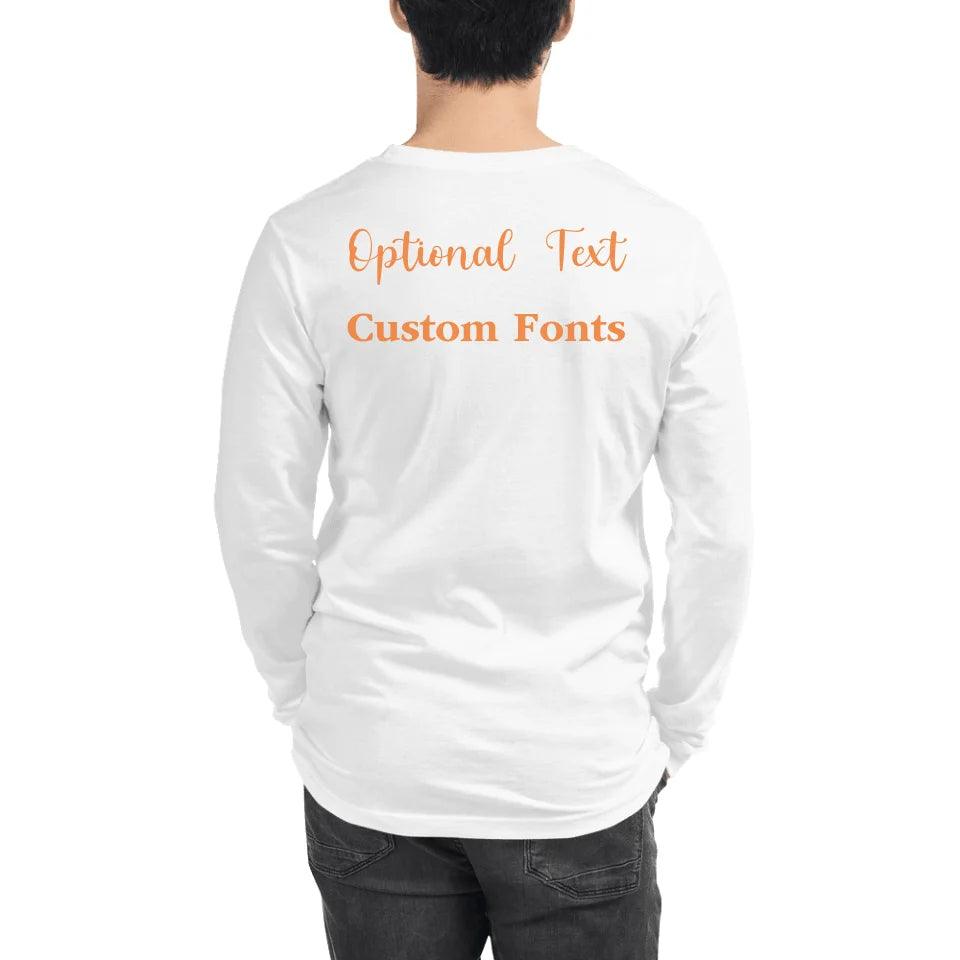 Custom Quirky Whimsical Autumn Long Sleeve Tee - ART-LST227 - ARTFULANE