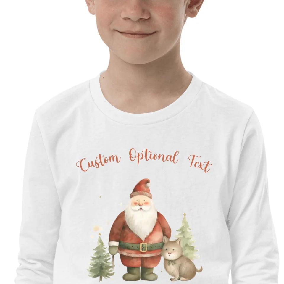 Custom Whimsical and Warm Christmas Long Sleeve Tee - ART-LST228 - ARTFULANE