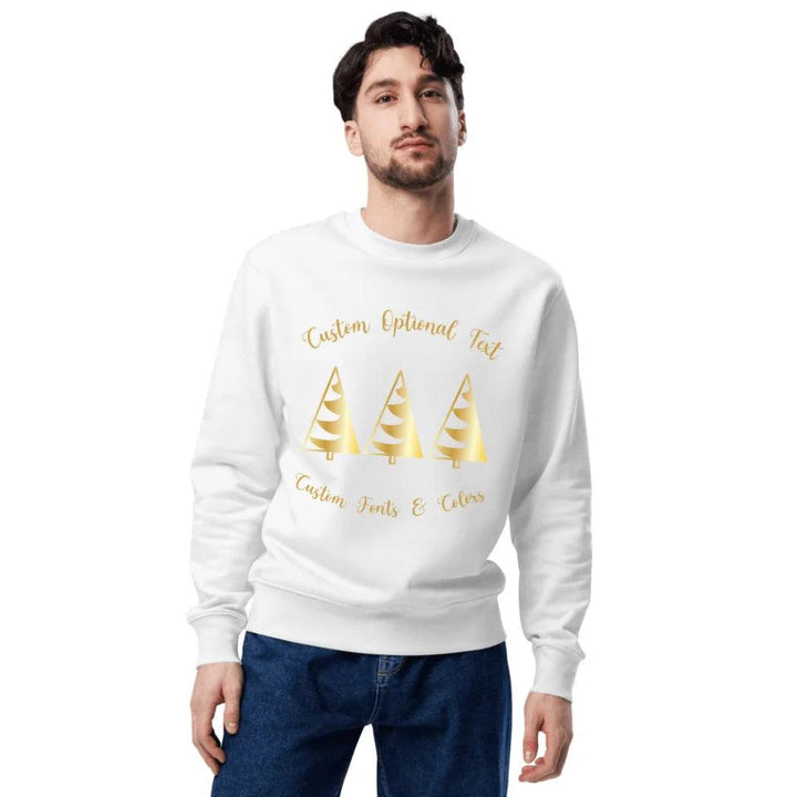 Custom Minimalist Christmas Tree Sweatshirt & Hoodie - ART-SWH229 - ARTFULANE