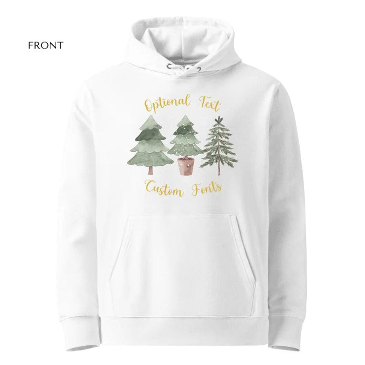 Custom Watercolor Christmas Tree Sweatshirt & Hoodie - ART-SWH232 - ARTFULANE