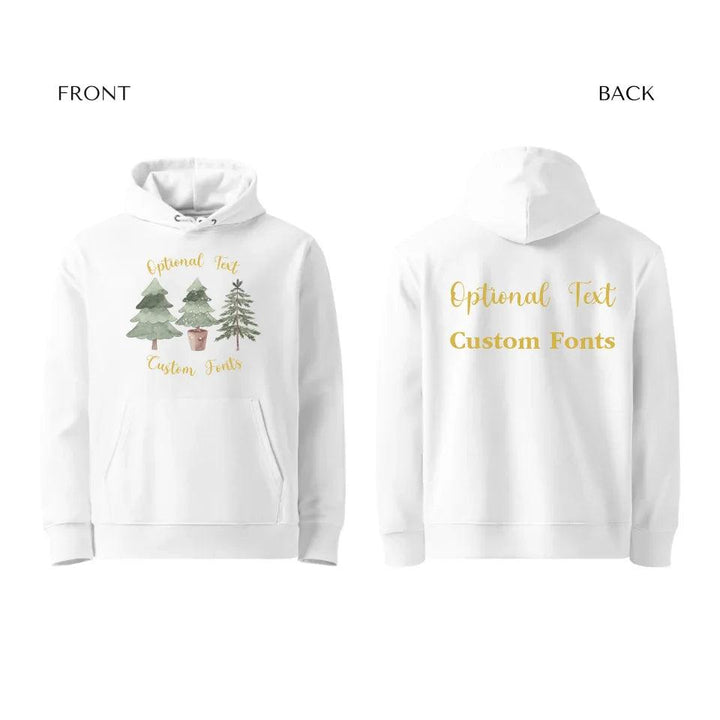 Custom Watercolor Christmas Tree Sweatshirt & Hoodie - ART-SWH232 - ARTFULANE