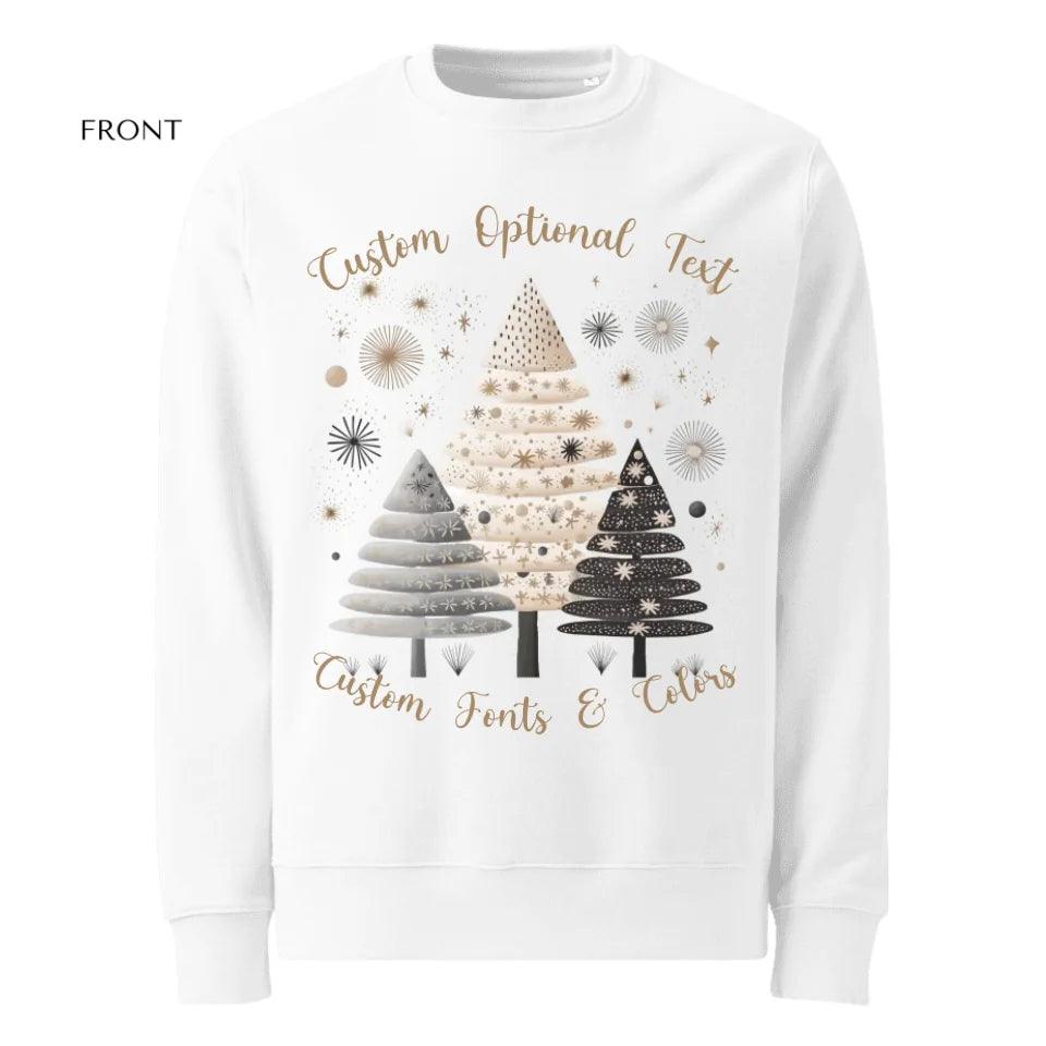 Custom Boho Christmas Trees Sweatshirt & Hoodie - ART-SWH234 - ARTFULANE