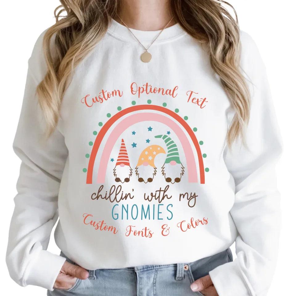 Custom Boho Christmas Rainbow Sweatshirt & Hoodie - ART-SWH235 - ARTFULANE