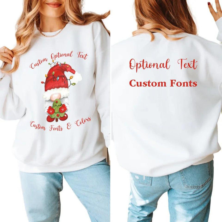 Custom Scandinavian Christmas Gnome Sweatshirt & Hoodie - ART-SWH236 - ARTFULANE