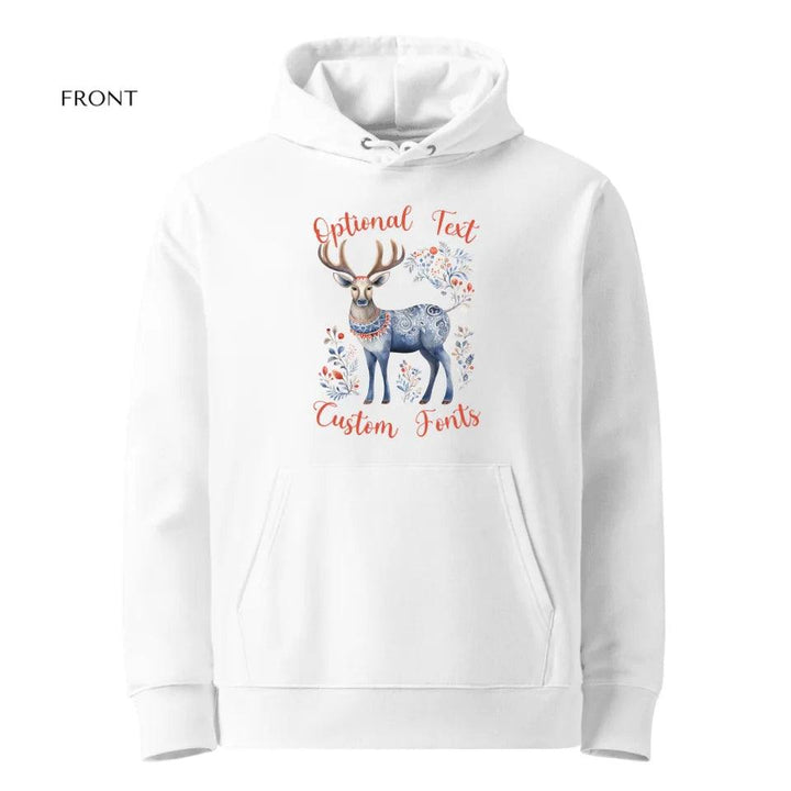 Custom Scandinavian Christmas Reindeer Sweatshirt & Hoodie - ART-SWH239 - ARTFULANE