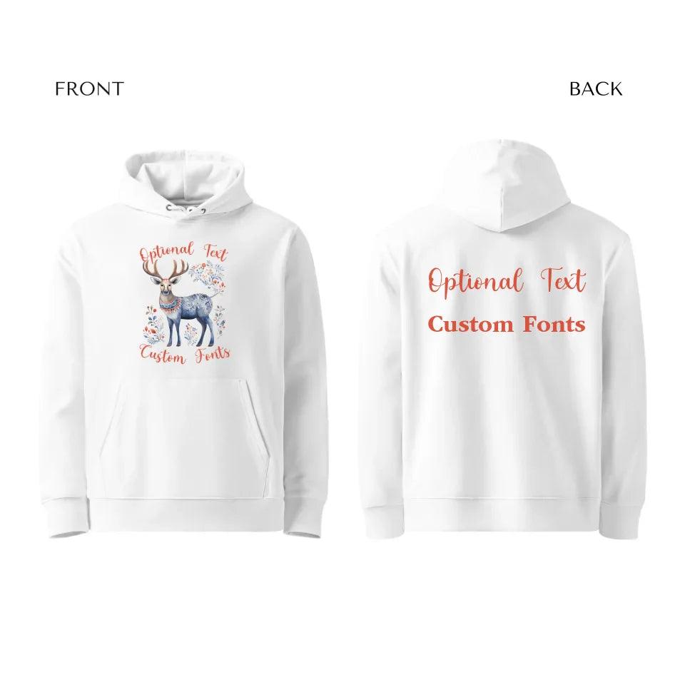 Custom Scandinavian Christmas Reindeer Sweatshirt & Hoodie - ART-SWH239 - ARTFULANE