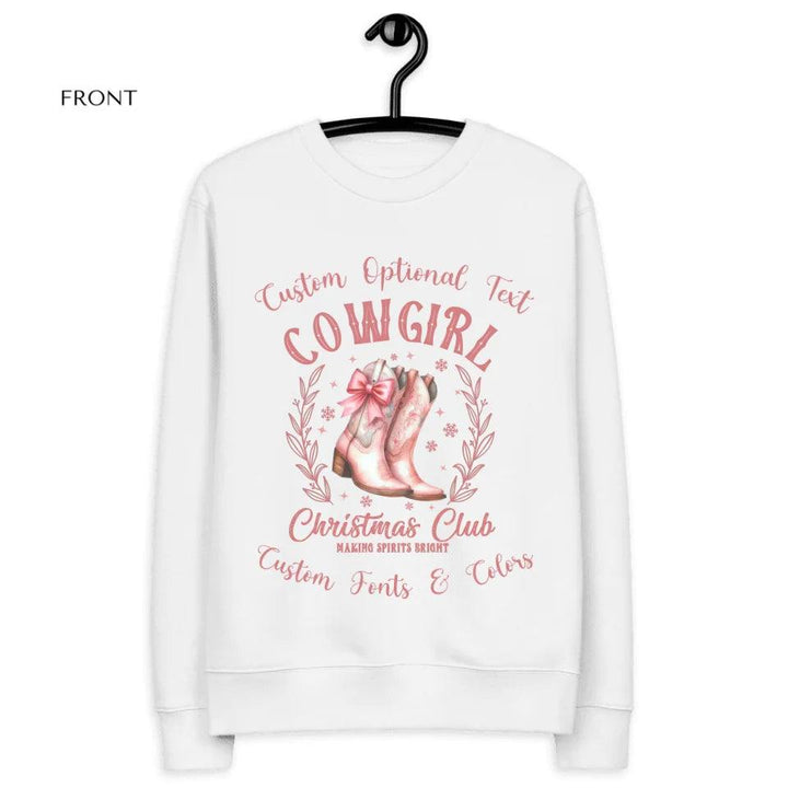 Custom Pink Coquette Christmas Sweatshirt & Hoodie - ART-SWH240 - ARTFULANE