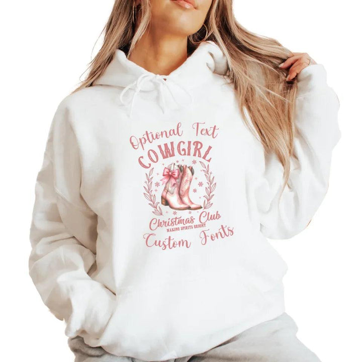 Custom Pink Coquette Christmas Sweatshirt & Hoodie - ART-SWH240 - ARTFULANE