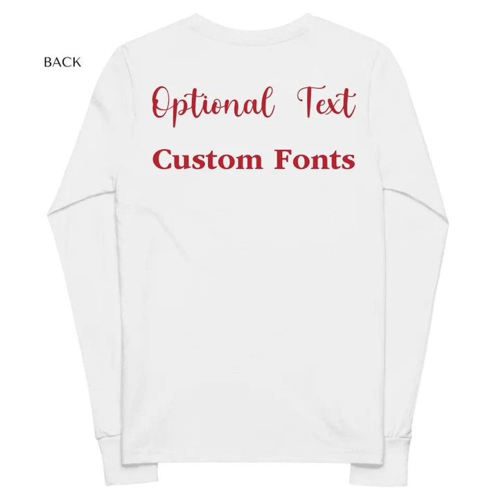 Custom Family Typography Long Sleeve Tee - ART-LST243 - ARTFULANE