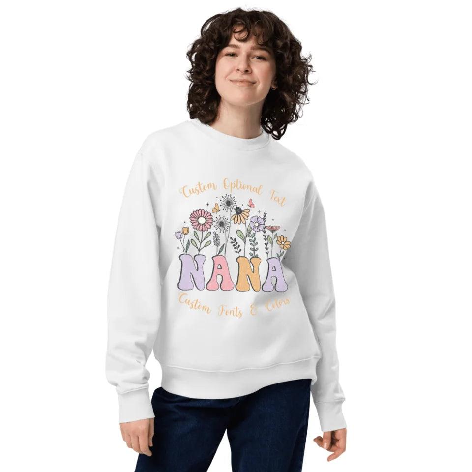 Custom Retro Mom & Grandma Flowers Sweatshirt & Hoodie - ART-SWH246 - ARTFULANE