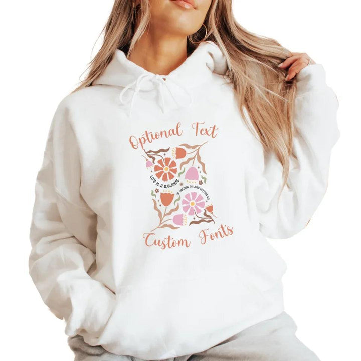 Custom Boho Retro Flowers Sweatshirt & Hoodie - ART-SWH251 - ARTFULANE