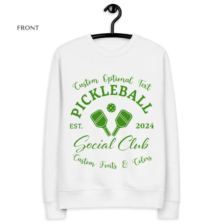 Custom Pickleball Social Club Est Year Sweatshirt & Hoodie - ART-SWH253 - ARTFULANE