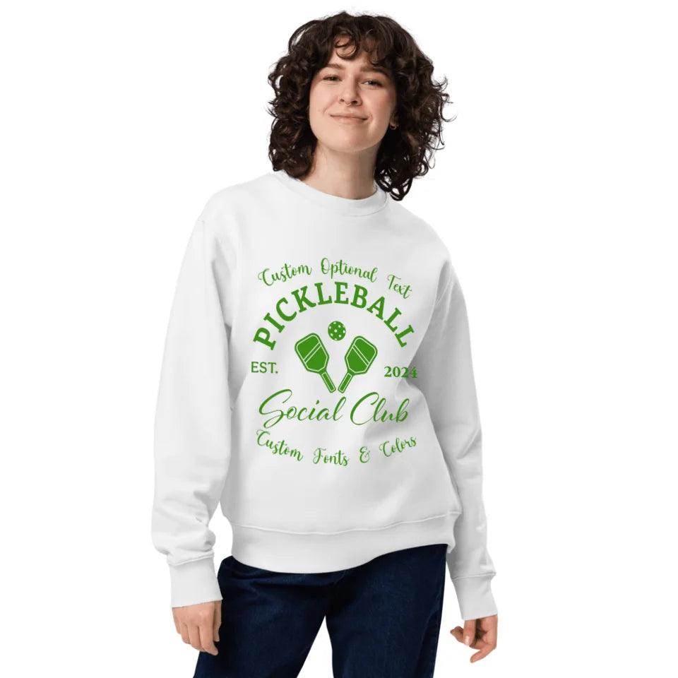 Custom Pickleball Social Club Est Year Sweatshirt & Hoodie - ART-SWH253 - ARTFULANE