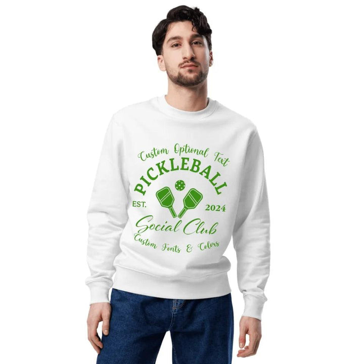 Custom Pickleball Social Club Est Year Sweatshirt & Hoodie - ART-SWH253 - ARTFULANE