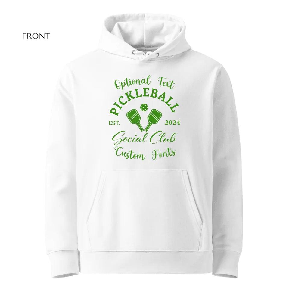 Custom Pickleball Social Club Est Year Sweatshirt & Hoodie - ART-SWH253 - ARTFULANE