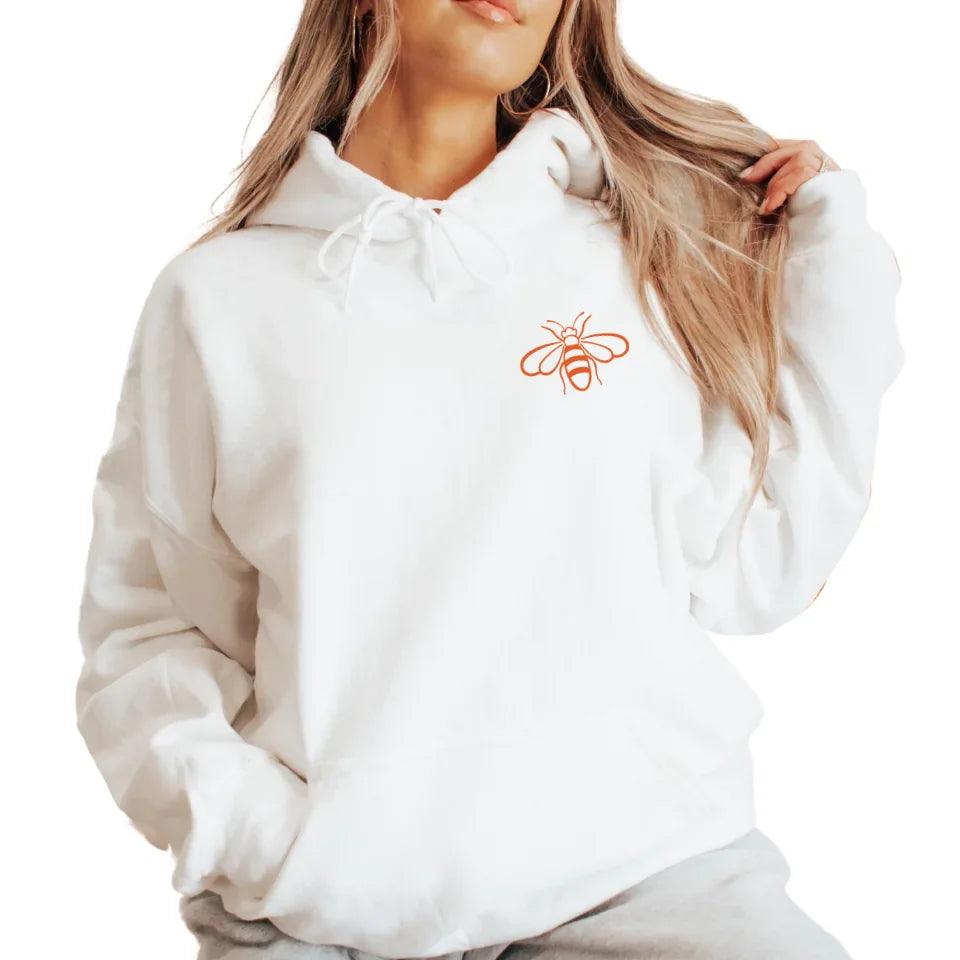 Custom Embroidered Bee Line Art Hoodie & Sweatshirt - ART-SWH301 - ARTFULANE