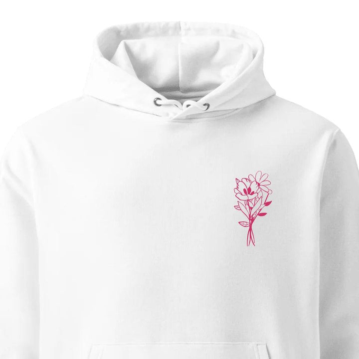 Custom Embroidered Bunch of Flowers Line Art Sweatshirt & Hoodie - ART-SWH303 - ARTFULANE