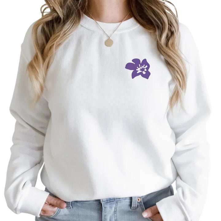 Custom Embroidered Boho Flowers Hoodie & Sweatshirt - ART-SWH308 - ARTFULANE