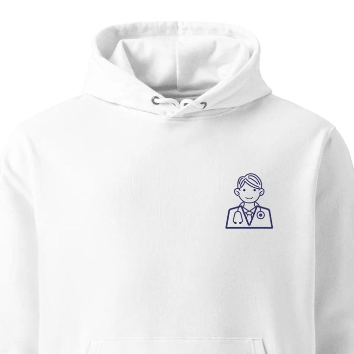 Custom Embroidered Medical Icon Line Art Hoodie & Sweatshirt - ARTFULANE