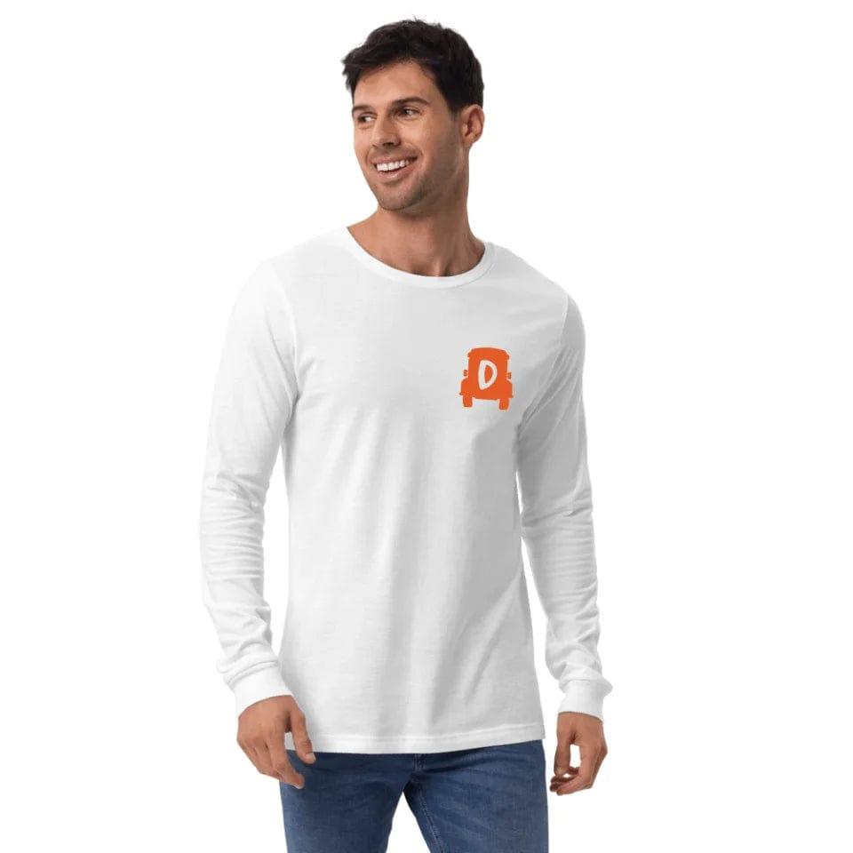 Custom Embroidered School Bus Initial Long Sleeve Tee - ART-LST311 - ARTFULANE